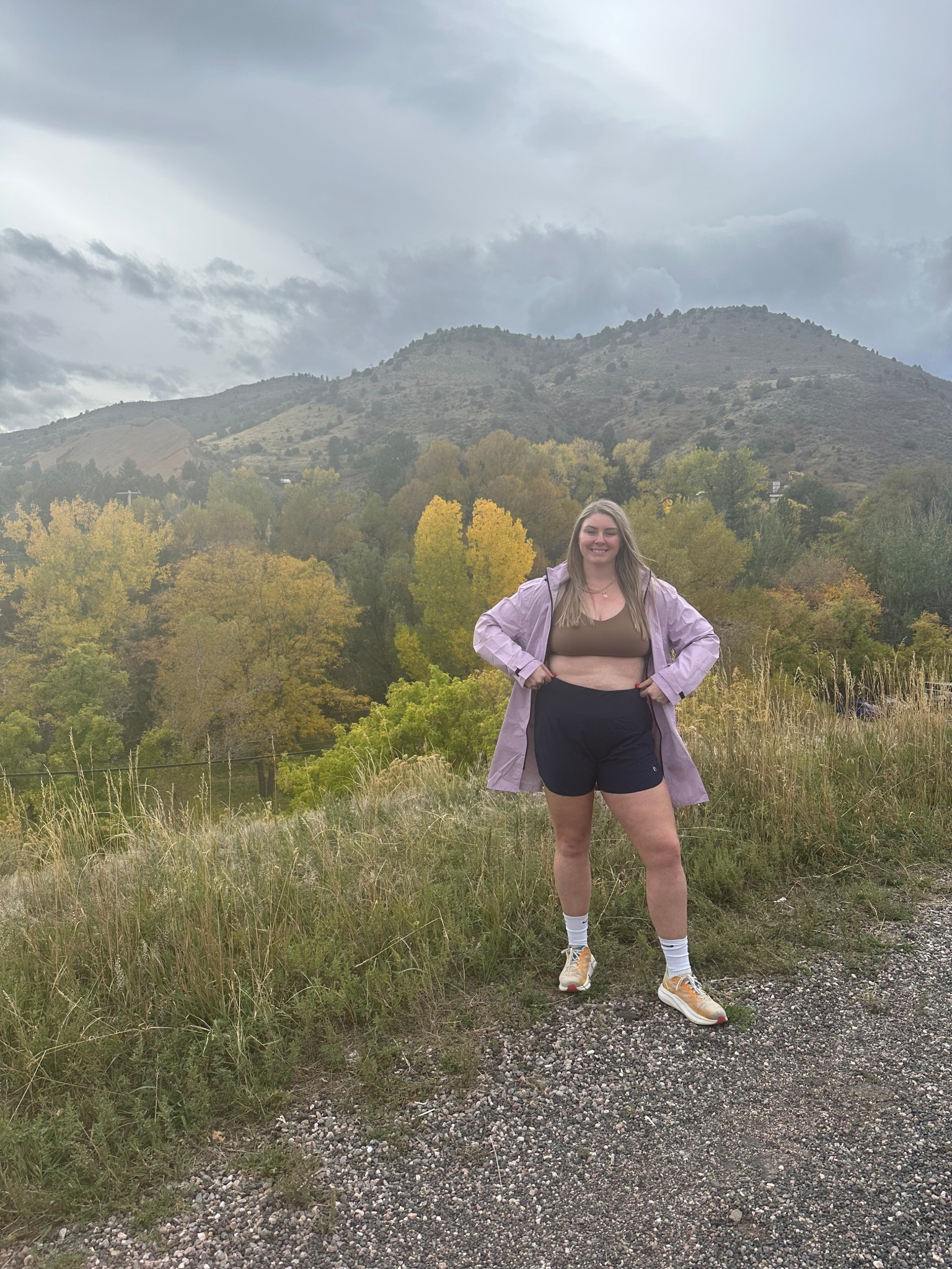 A hiking girl fit! It was a little soggy while I was in Colorado, so this rain coat saved the day!

#LTKPlusSize #LTKStyleTip #LTKMidsize