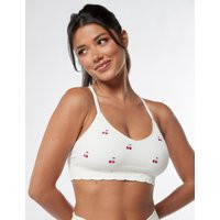 Boux Avenue Cherry Embroidered Bralette Ivory Mix | Marks & Spencer (UK)