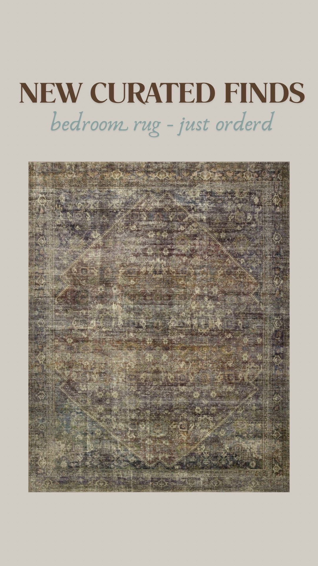Bedroom rug -- just ordered! It’s on major sale! 

#LTKHome #LTKSaleAlert #LTKOver40