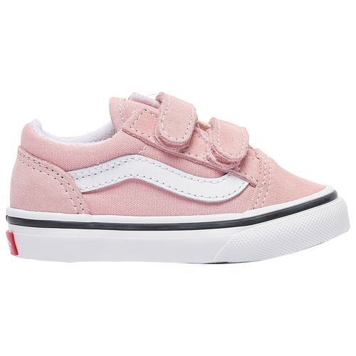 Vans Girls Vans Old Skool - Girls' Toddler Shoes Pink/White Size 06.0 | Foot Locker (US)