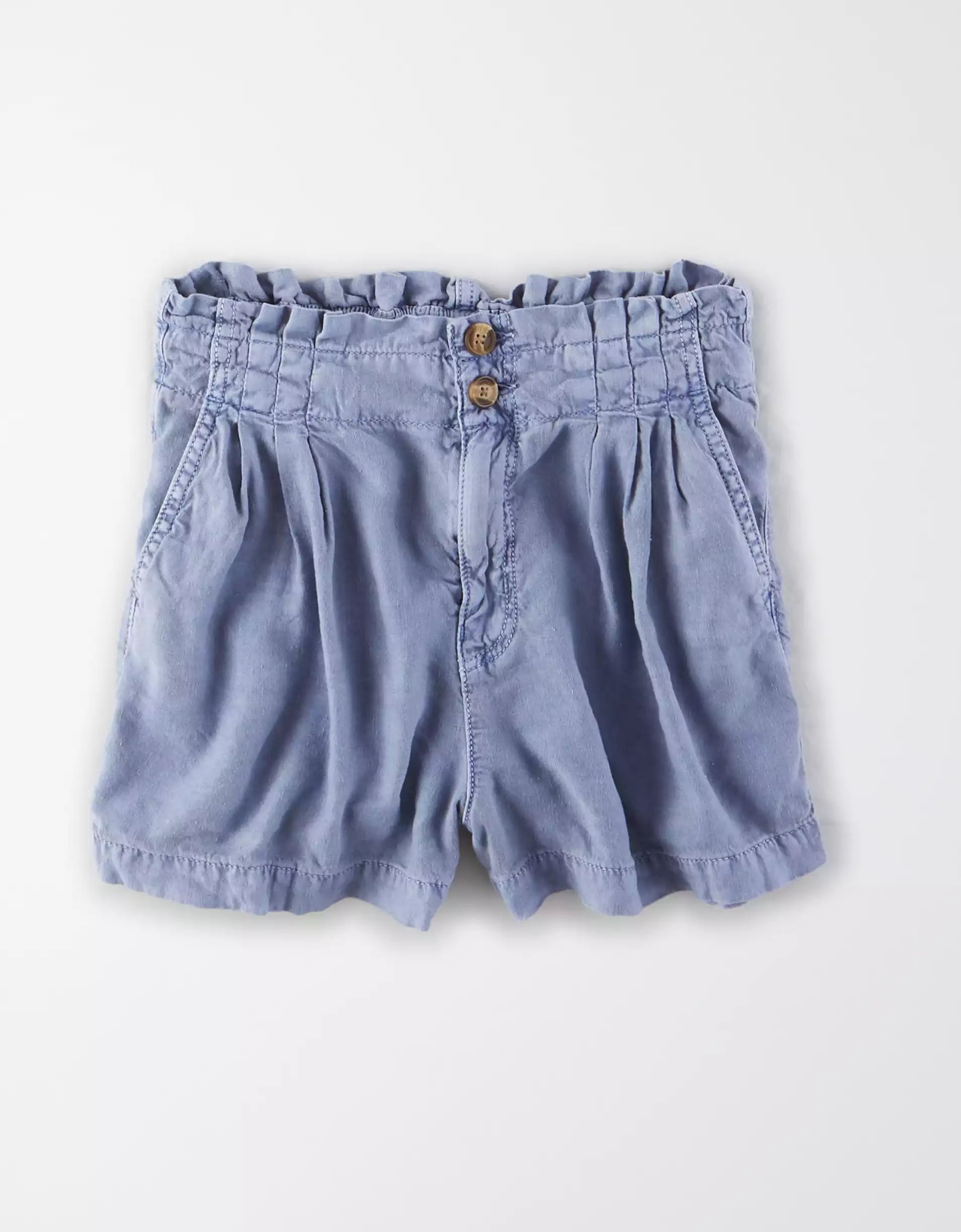 AE Linen Mom Shorts | American Eagle Outfitters (US & CA)
