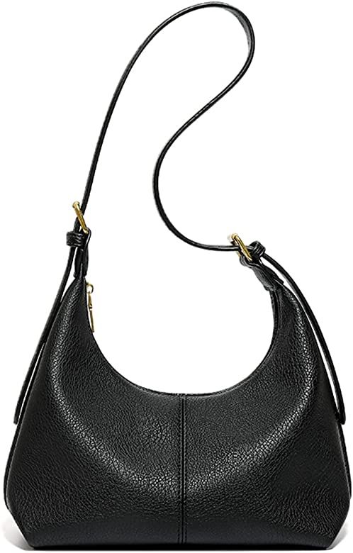 PS PETITE SIMONE Small Hobo Bags for Women Leather Crossbody Shoulder Bags Purses and Handbags | Amazon (US)