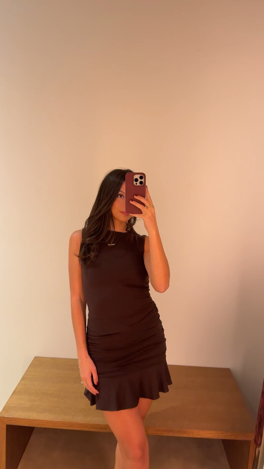 cutest brown mini dress for the fall 🍂 

#LTKHoliday #LTKSeasonal