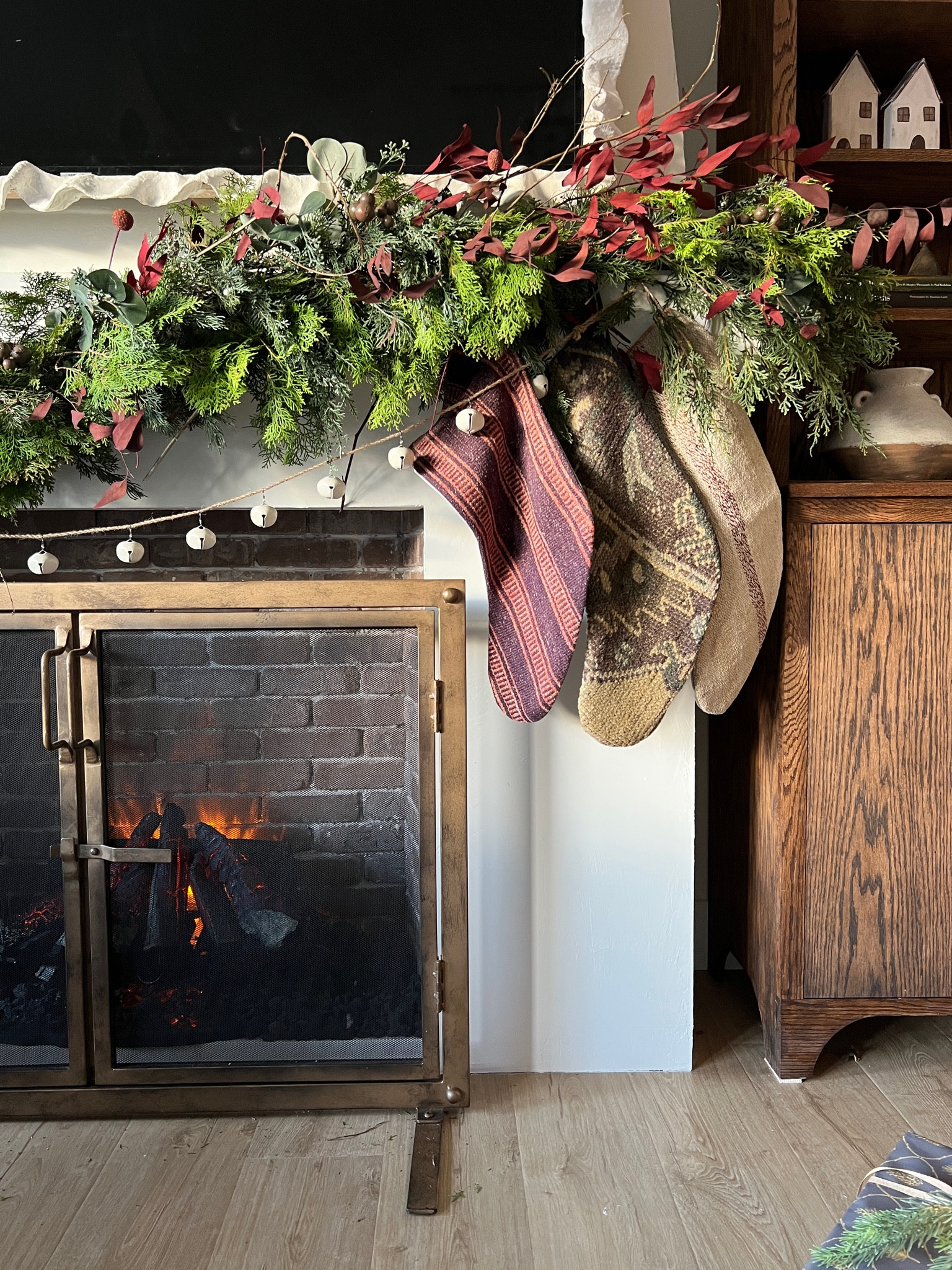 Our Christmas mantel from last year 

#LTKSeasonal #LTKHolidaySale #LTKHoliday