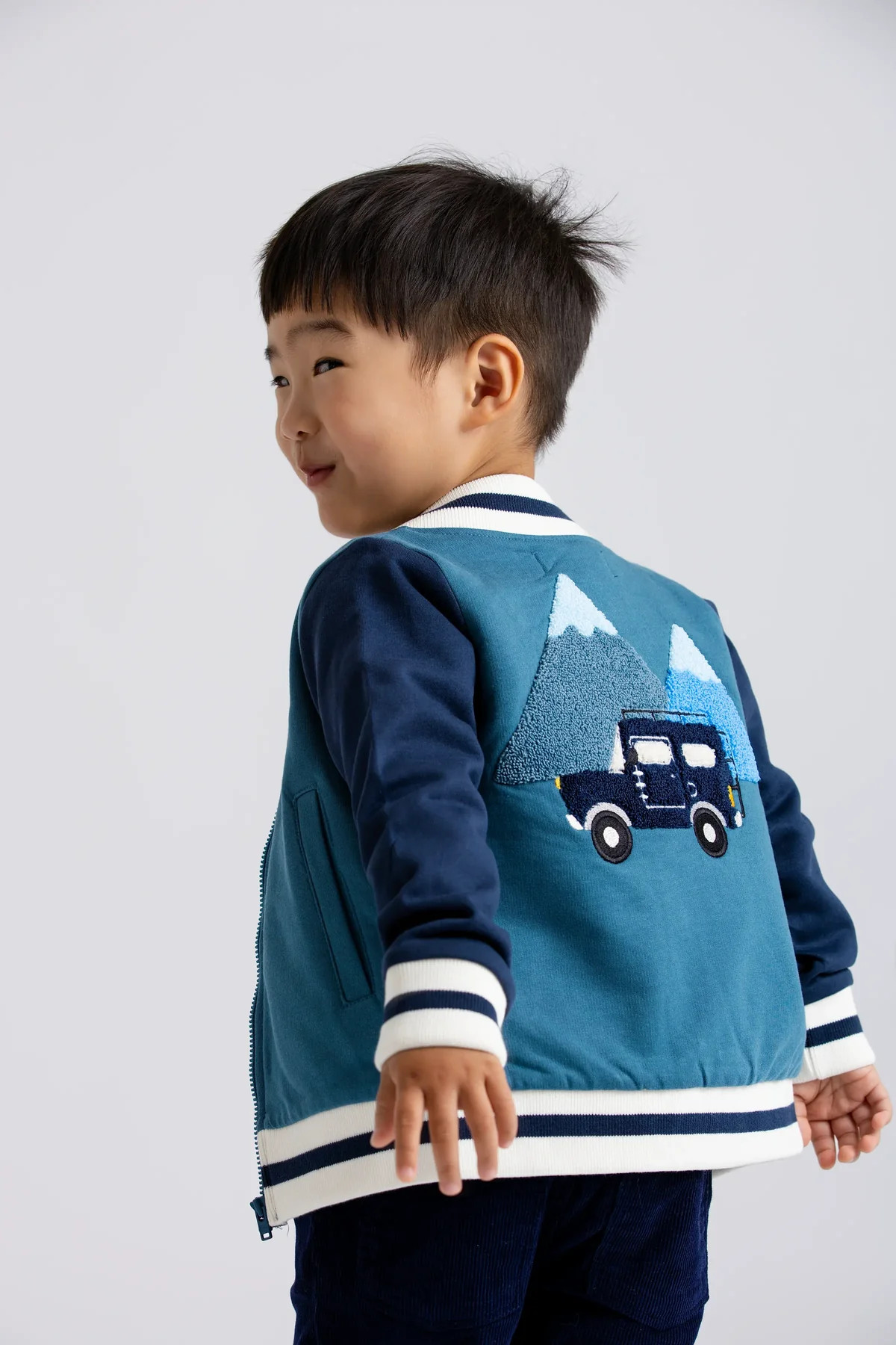 Zip Bomber Jacket - Organic Baby, Toddler, & Kids Clothes - Monica + Andy | Monica + Andy