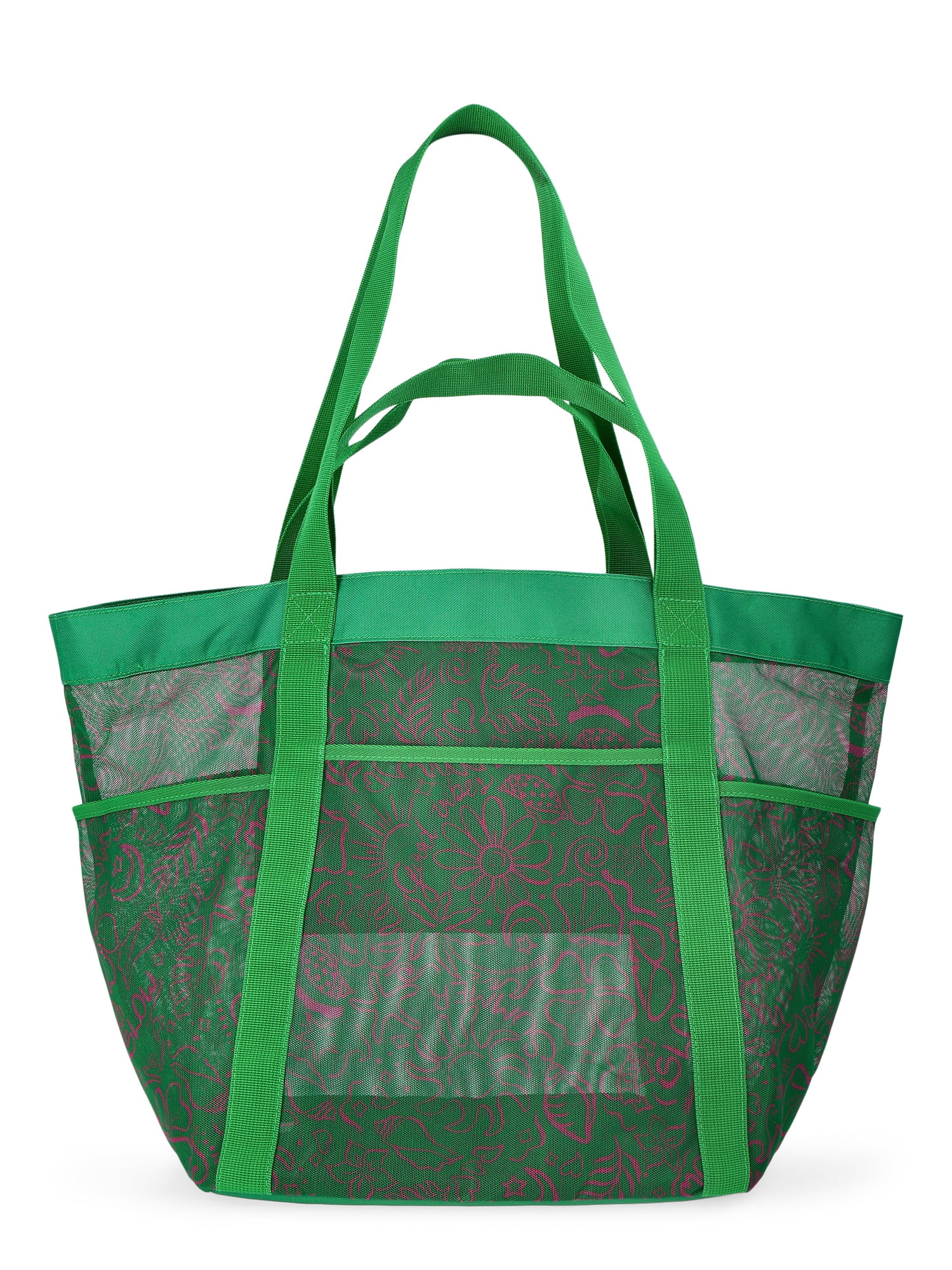 No Boundaries Women's Mesh Tote Bag, Green | Walmart (US)