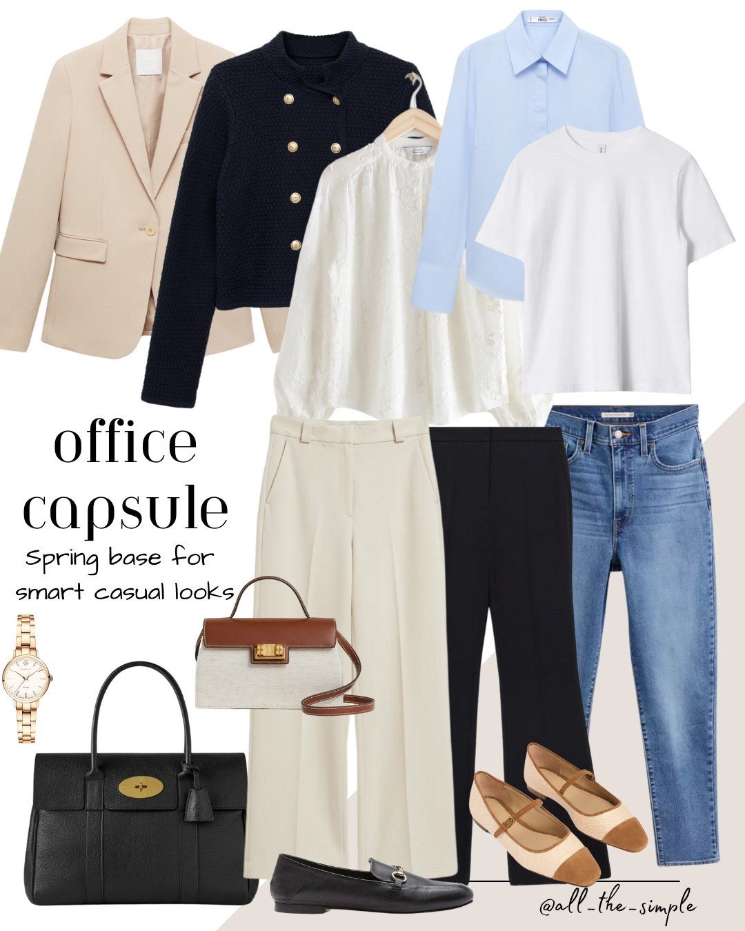 Spring office capsule wardrobe 

#LTKspring #LTKuk #LTKworkwear