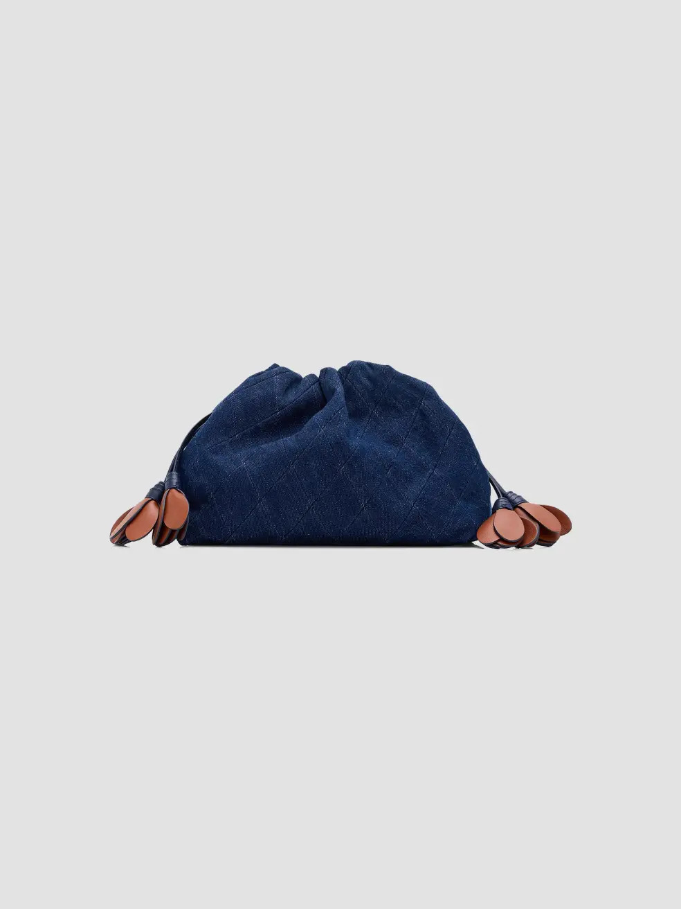 Mansur Gavriel Mini Cloud Ostrich-Embossed Leather Clutch | Saks Fifth Avenue | Saks Fifth Avenue