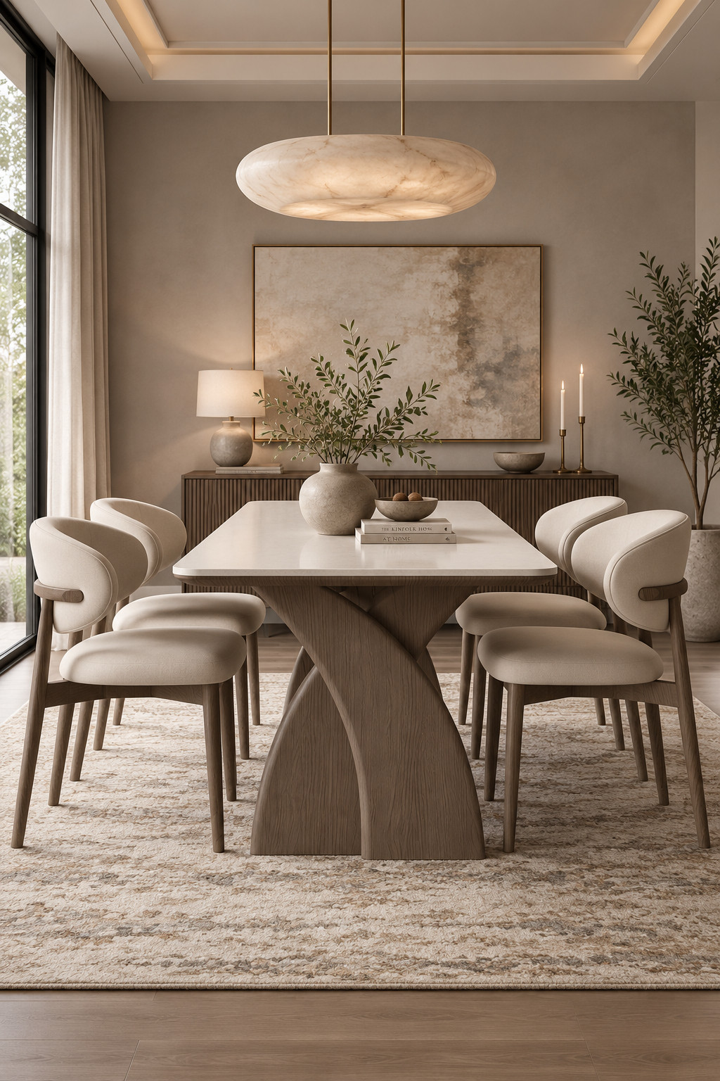 This table base completely sold me 😍 Such a chic modern dining set for anyone wanting something a little more unique. The creamy chairs keep it soft and neutral while the sculptural table makes the whole room look custom. Definitely one of my favorite Wayfair Labor Day Sale finds for a fall refresh.
#Wayfair #WayfairFinds #ModernDiningTable #DiningSet #DiningRoomGoals #NeutralDiningRoom #LuxuryHome #FallDiningRoom #FallRefresh #LaborDayDeals #WayfairLaborDaySale #ModernHomeDecor #DiningRoomInspo #HomeRefresh #FallHome 

 #LTKSeasonal #LTKHome #LTKSaleAlert