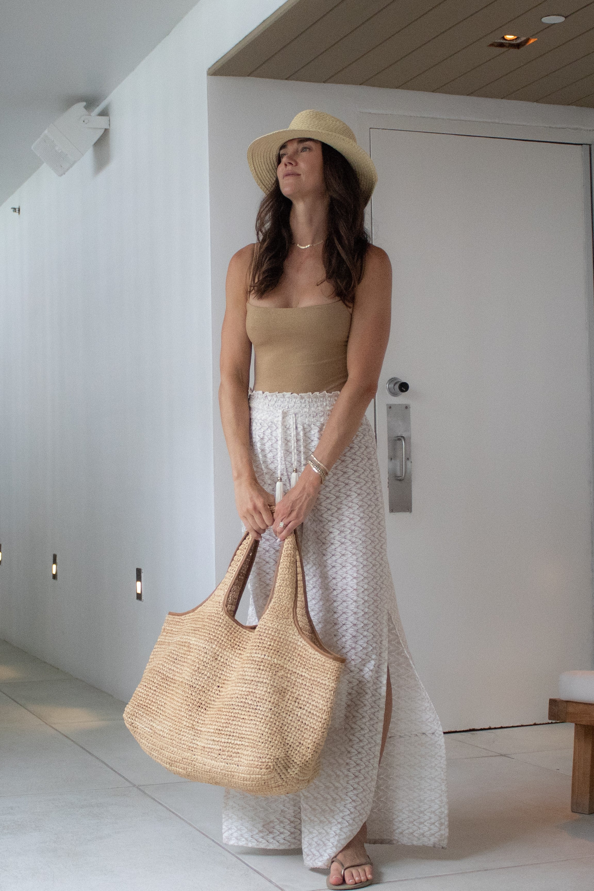 The Biscayne Bag Natural | Anya and Niki