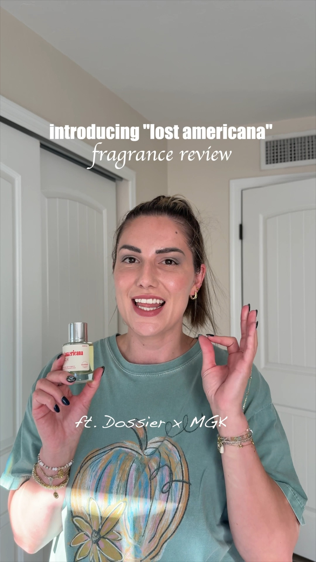 Dossier Perfume did a unique collab, lost americana, with MGK #DossierPartner 🙂‍↔️💗👯‍♀️

this fragrance profile truly embodies a night out with friends. you’re having drinks in a dimly lit bar. there’s music in the background with some smoke wafting through the air. you don’t really notice some of these details at the time, because you’re talking so intently, laughing and having the best time with your friends.

a few of my favorite notes are:

+ incense
+ nutmeg
+ cinnamon
+ vetiver
+ patchouli
+ suede
+ chocolate 

direct link to this scent will be in my bio so you can read about the profile. for someone like me who loves earthy, woodsy and musky scents, this is incredible. you’re welcome!

fragrance review, fragrance, fragrance profile 

#LTKSeasonal #LTKBeauty