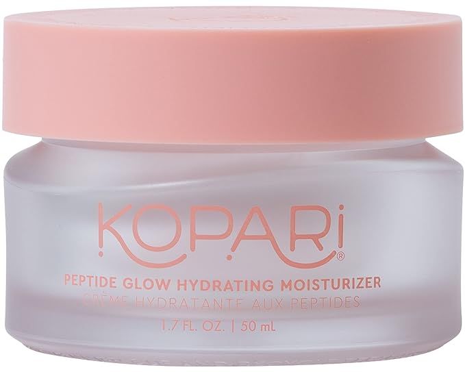 Kopari Peptide Glow Hydrating Moisturizer Face Cream | Hyaluronic Acid All Natural Vegan Coconut ... | Amazon (US)