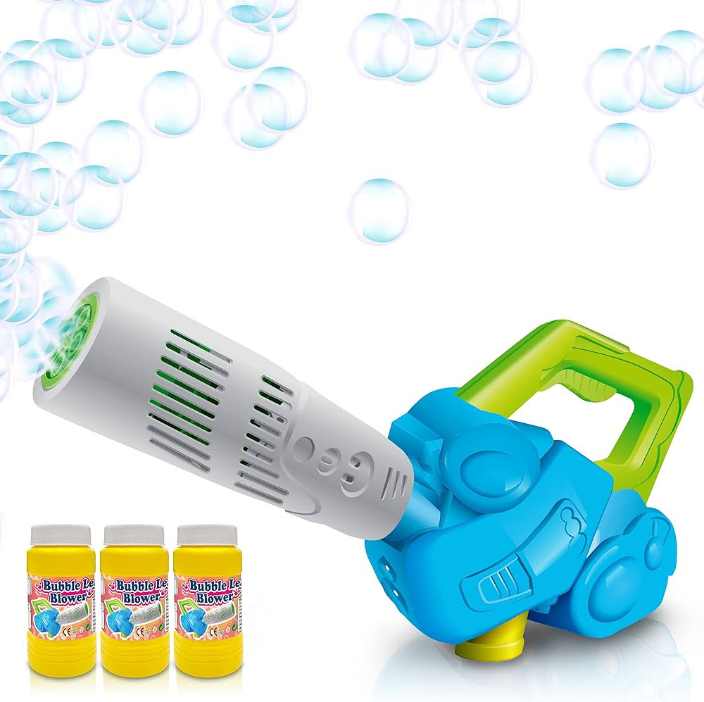 Bubble Leaf Blower for Toddlers, Bubble Blower Machine for Kids, Bubble Machine, Summer Outdoor O... | Amazon (US)