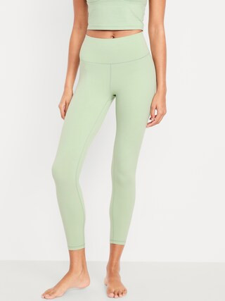 High-Waisted StudioSmooth 7/8 Leggings | Old Navy (US)