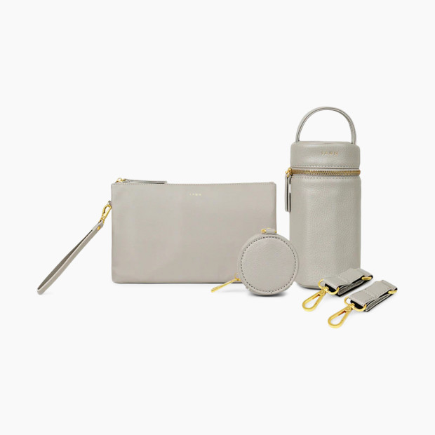 Fawn Design The Diaper Bag Accessory Bundle in Gray Size 4"" x 3.5"" x 7.5 | Babylist