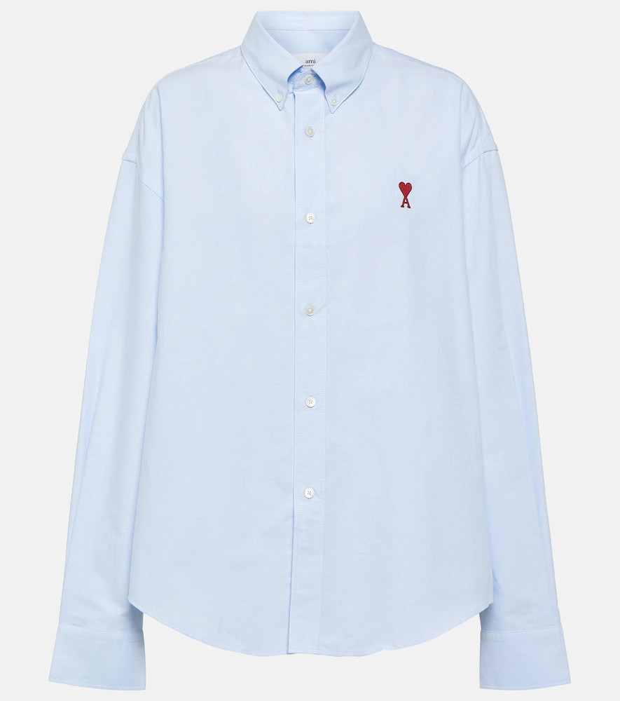 Ami Paris Ami De Cour cotton poplin shirt | Mytheresa (UK)