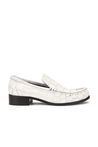 Acne Studios Babi Due Gemini Loafet in Off White | FWRD | FWRD 