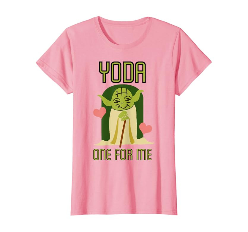 Yoda One For Me Cute Valentine's Graphic T-Shirt T-Shirt | Amazon (US)