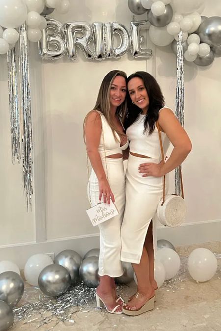 This white dress with cutouts is perfect for bachelorette party outfits!

Bachelorette party dress for bride, white party dress

#LTKU #LTKunder100