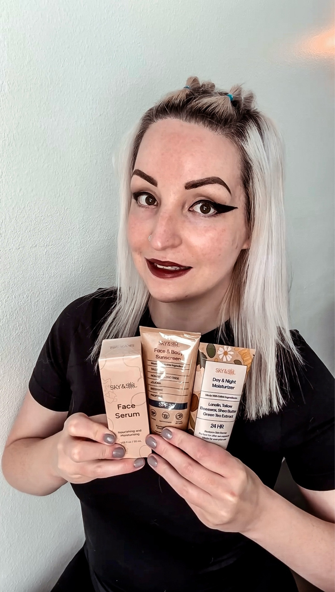 A new brand I’m hyped about! @skyandsolco products contain ZERO toxins😍✨ #skyandsolpartner

𝗧𝗼𝘅𝗶𝗻 𝗳𝗿𝗲𝗲. Nothing to hide, the brand puts the ingredients on the FRONT of the packaging. The ingredients are so natural they’re edible (although, would taste awful🤣) 

This was actually a brand that I kept seeing on my feed + was like, “wow, I HAVE to try this” & I’m SO glad I did 💯 My fav is the 24hr moisturizer - it’s lightweight but FEELS thick + works wonders with my eczema 👏🏻 

Non-toxic sunscreen is a must! The sun in a way, ‘bakes’ products into your skin, make sure it’s safe and good for your skin ingredients. While also protecting your skin of course 💁🏼‍♀️

If you’re looking to switch to non-toxic or you’re already “crunchy” this is a must-try brand. 

#LTKBeauty #LTKSaleAlert