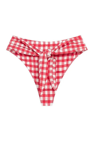 red gingham
              Paula
              
              Tie-Up
              
              ... | Montce