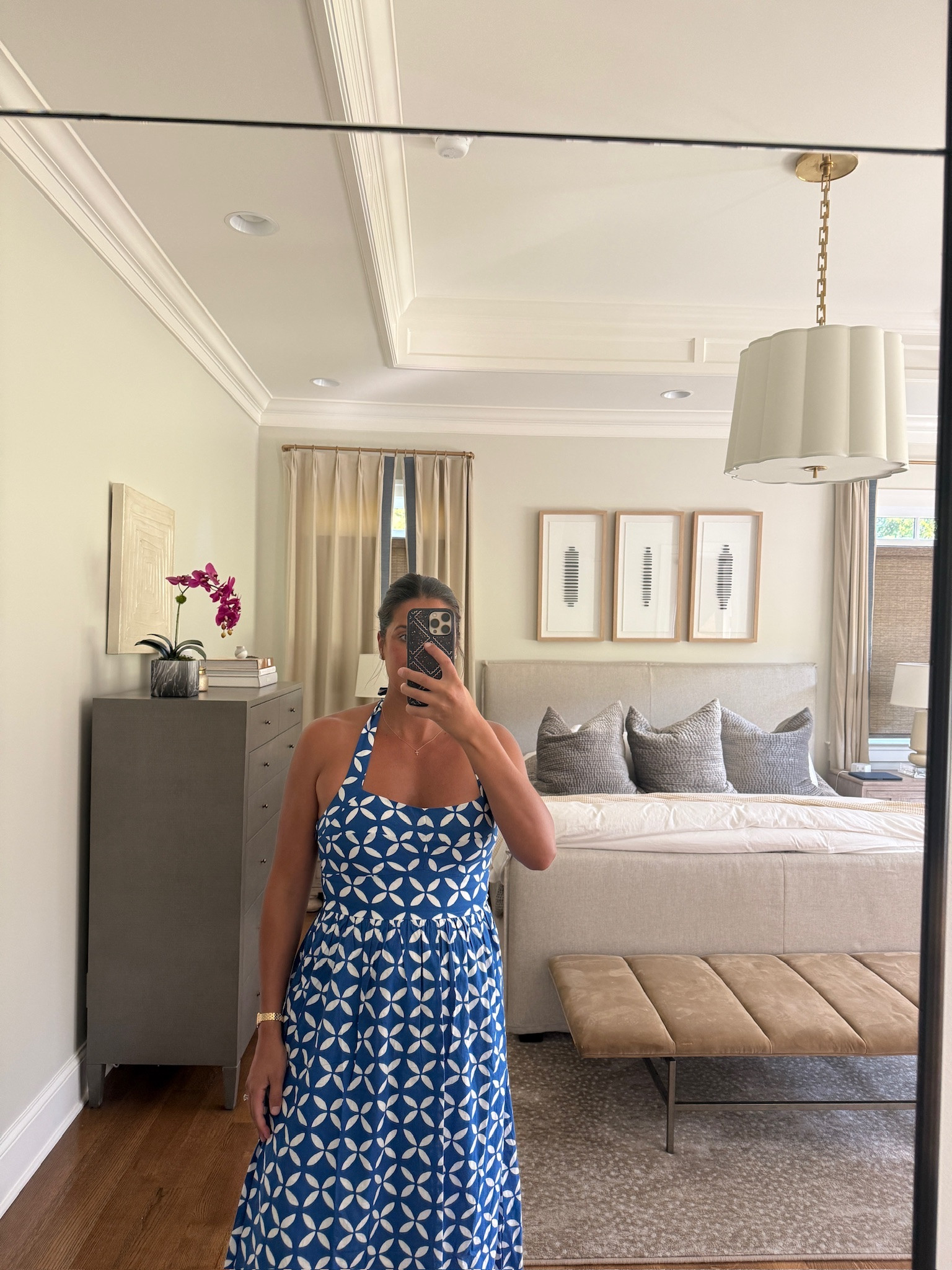 Blue & white together are so classy

Tts: medium

J crew, j crew factory, patterned dress, halter dress, midi dress, grace white

#LTKootd #LTKSeasonal #LTKgrwm