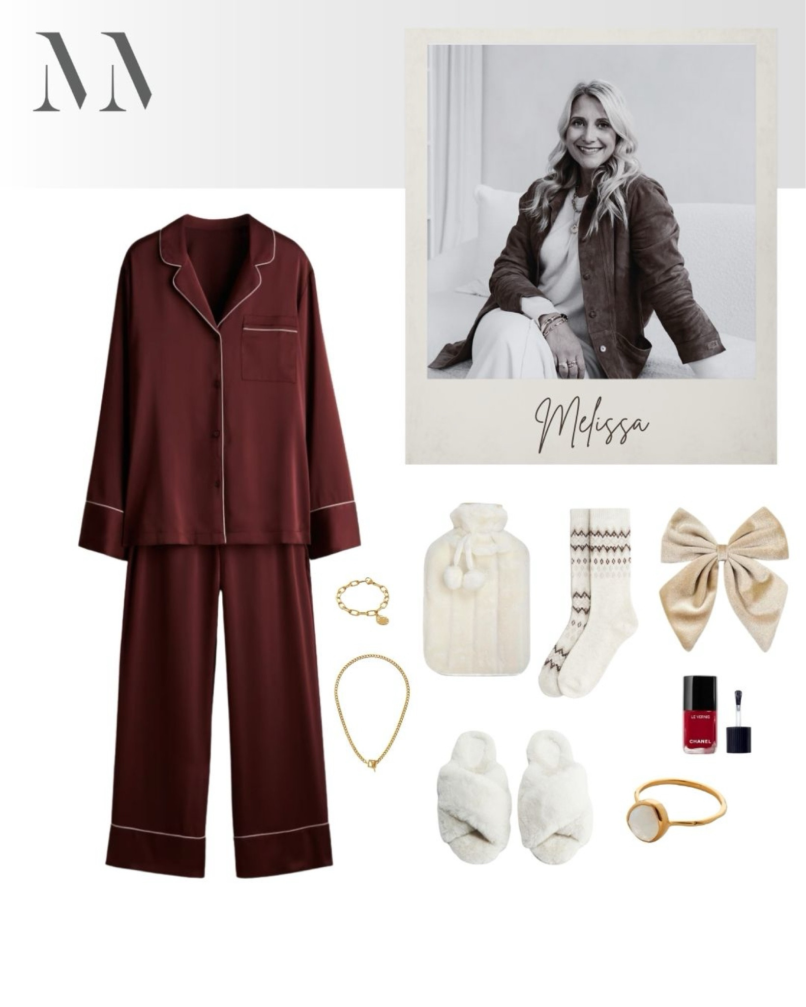 The boss is adamant she’s not getting dressed on Christmas Day (lol!!!) so a pair of inexpensive but glam Christmas pyjamas is what Melissa will be wearing! 

#LTKluxury #LTKuk #LTKwinter