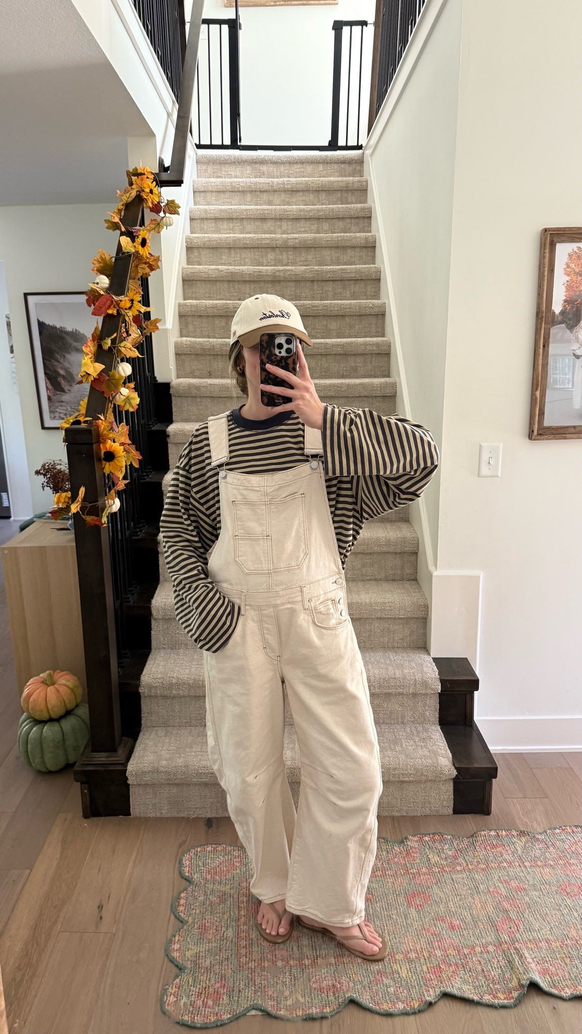 wearing small in striped tee and overalls!

Early fall outfit

#LTKootd #LTKSeasonal