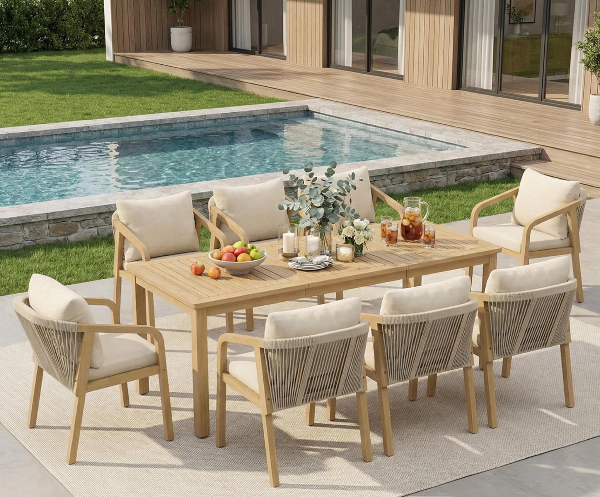 Amazon acacia outdoor dining table and chairs! The perfect upgrade for Summer! 

Preorder now 

Amazon home 
Outdoor dining table 
Wisteria Lane
Mother’s Day 
Outdoor furniture
Backyard
Pool 
Wood table 
Teak
Garden
At home
Walmart
McGee 


#LTKMothersDay #LTKSeasonal #LTKSaleAlert