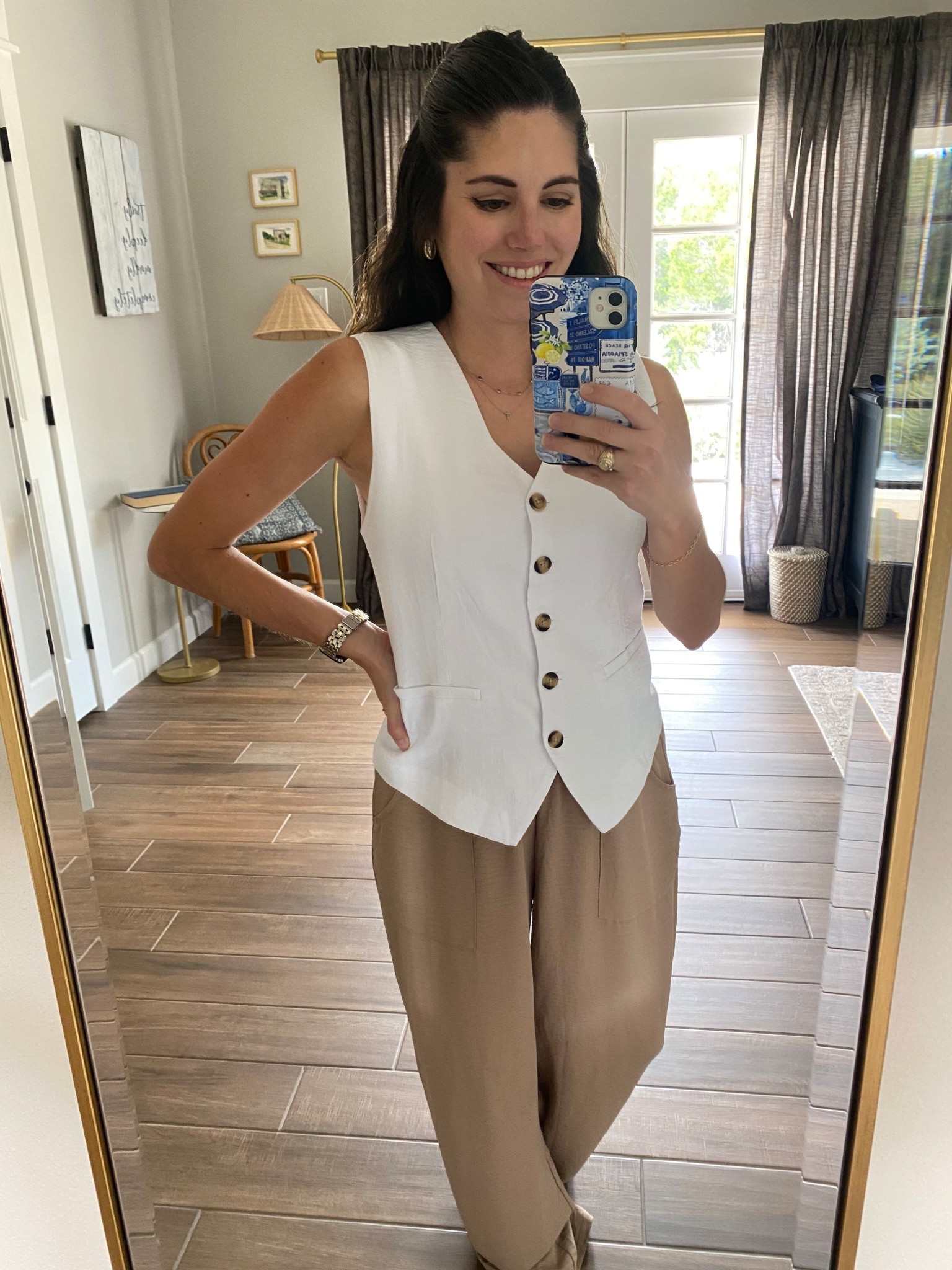 Daily workwear 8.20.25 This vest is actually part of a set, and is extremely versatile and affordable! Bonus points for being nursing friendly 🙌🏼

#LTKFamily #LTKFindsUnder50 #LTKWorkwear