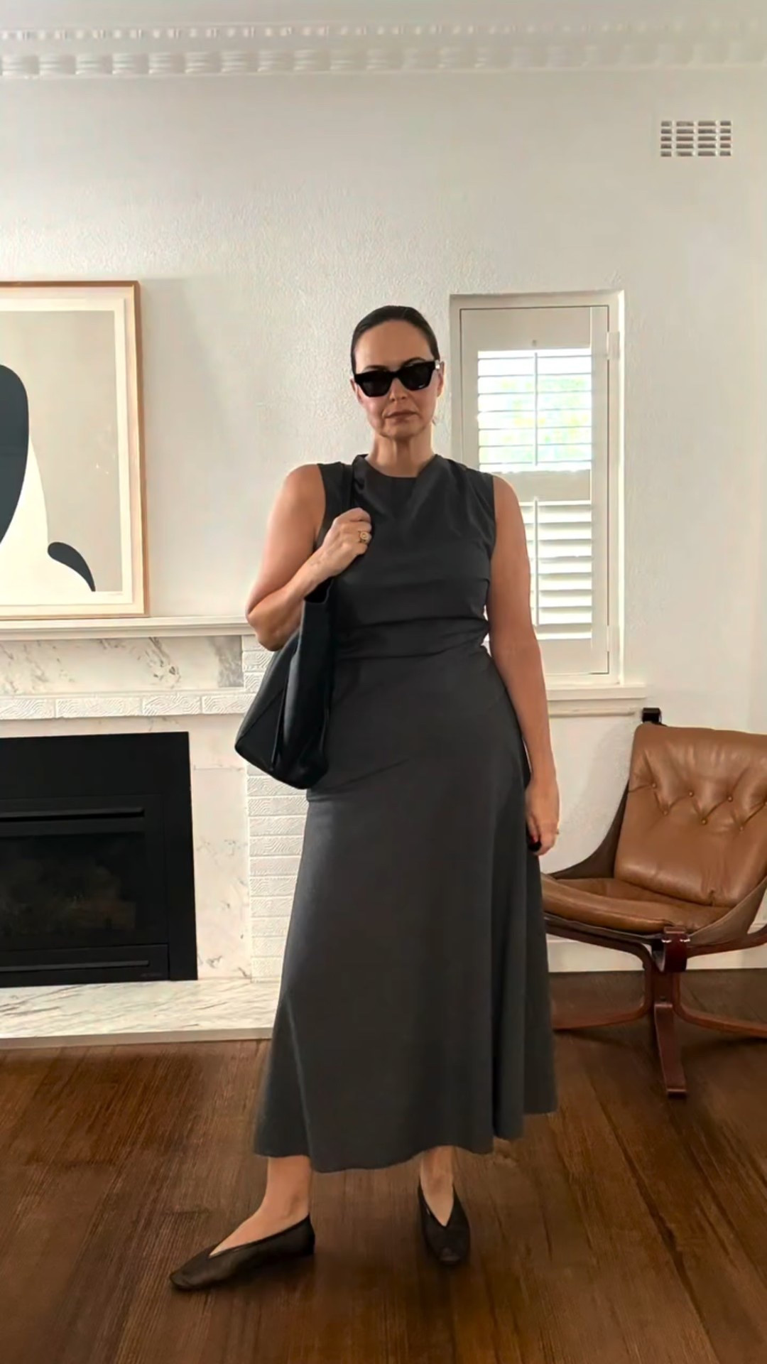 Sometimes all you need is a dress for the office.
One and done. Easy, polished and no overthinking required