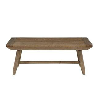 Riverdale 48 in. Driftwood Brown Coffee Table | The Home Depot