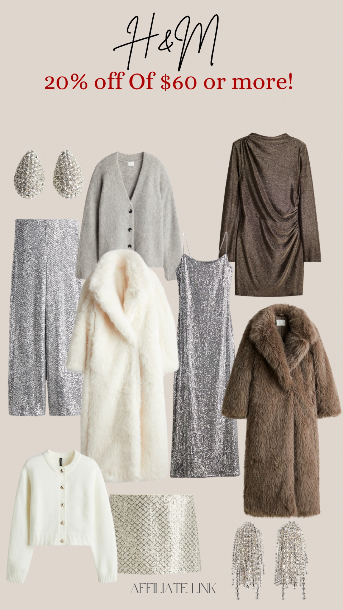 Save 20% off at H&M when you spend $60 or more! 

Perfect time to grab some last minute holiday looks! 

#LTKFindsUnder100 #LTKSaleAlert #LTKStyleTip