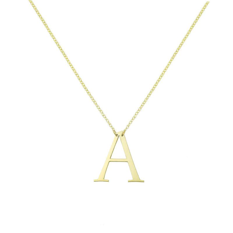 The Sis Kiss Statement Initial Pendant | The Sis Kiss