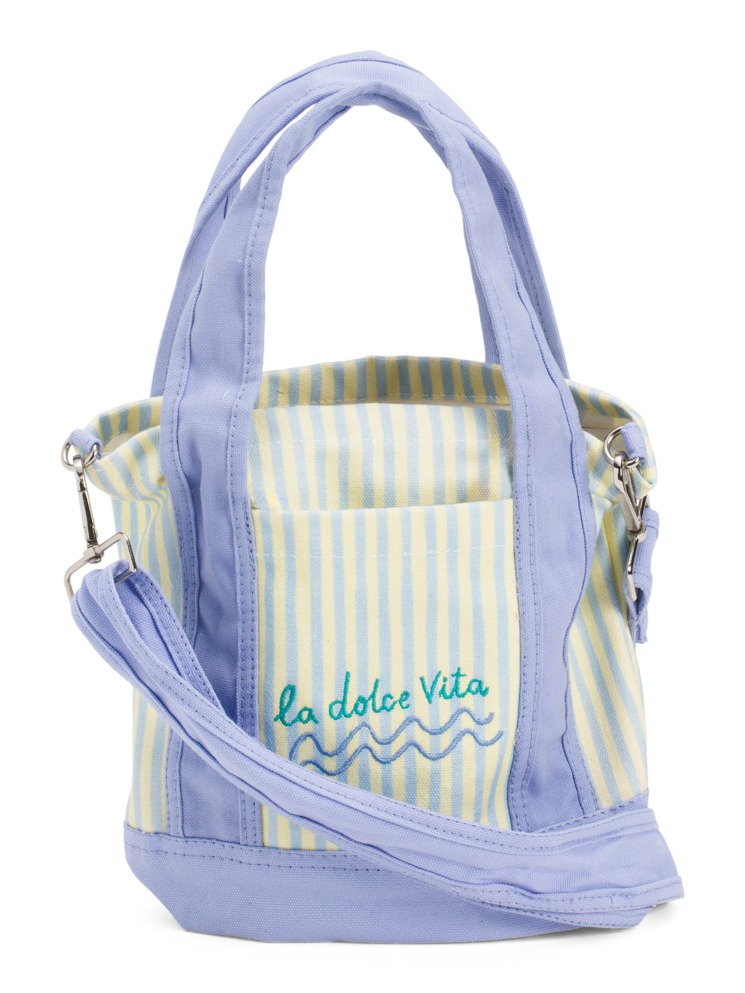 Cotton Canvas La Dolce Vita Striped Tote | Office & Storage | Marshalls | Marshalls