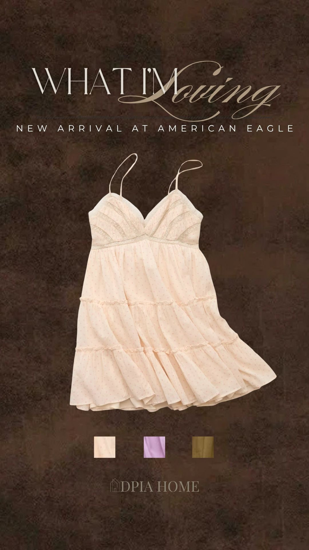 Tiered Babydoll Mini Dress. Available in three colors. Sale pricing.
#stylefinds #americaneagle #fashion #dress #spring #summer 

 #LTKootd #LTKvlog #LTKSaleAlert