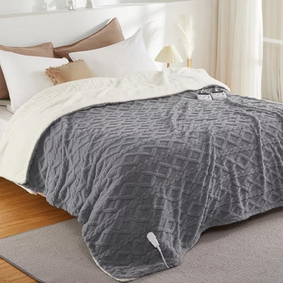 Heated Throw Blanket - Thick Soft Washable Electric Blanket with 10 Heat Settings, Washable Fast Heating Blanket Throw 84"x90", Sofa and Bed | Target