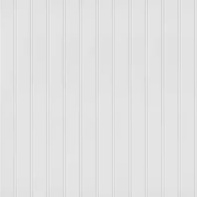 Style Selections 48-in x 96-in Beaded White MDF Wainscot Wall Panel | Lowe's