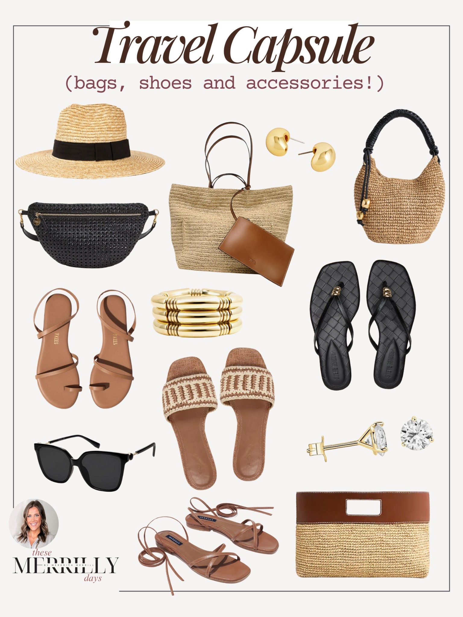 Cruise vacation capsule : accessories, 9 out of the 15 items I already own and love! It’s important to me that my capsules really encapsulate items I believe in and love, more than just putting a bunch of stuff together that I know nothing about ❤️

#LTKItBag #LTKTravel #LTKShoeCrush
