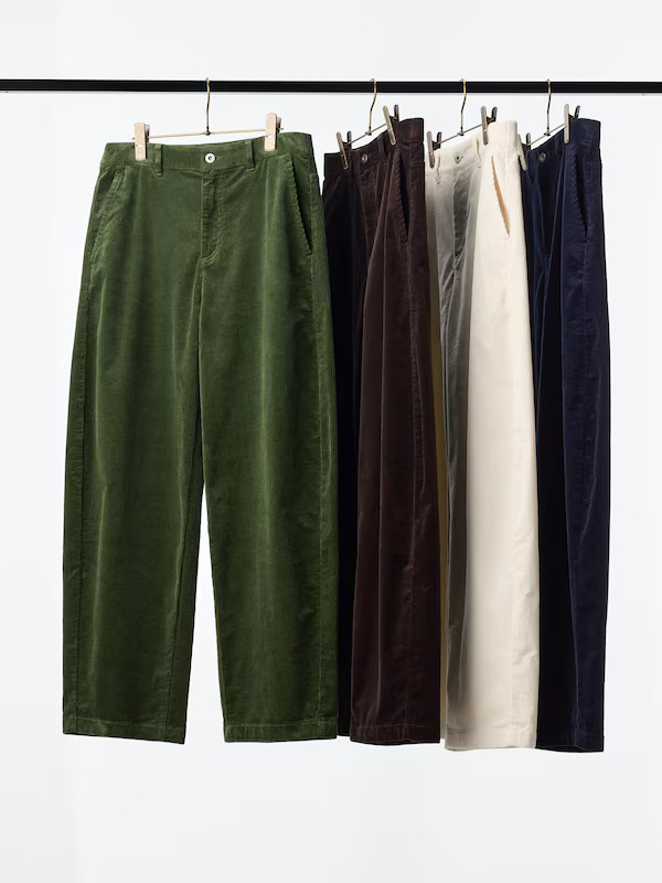 Corduroy Curve Trousers | UNIQLO (UK)