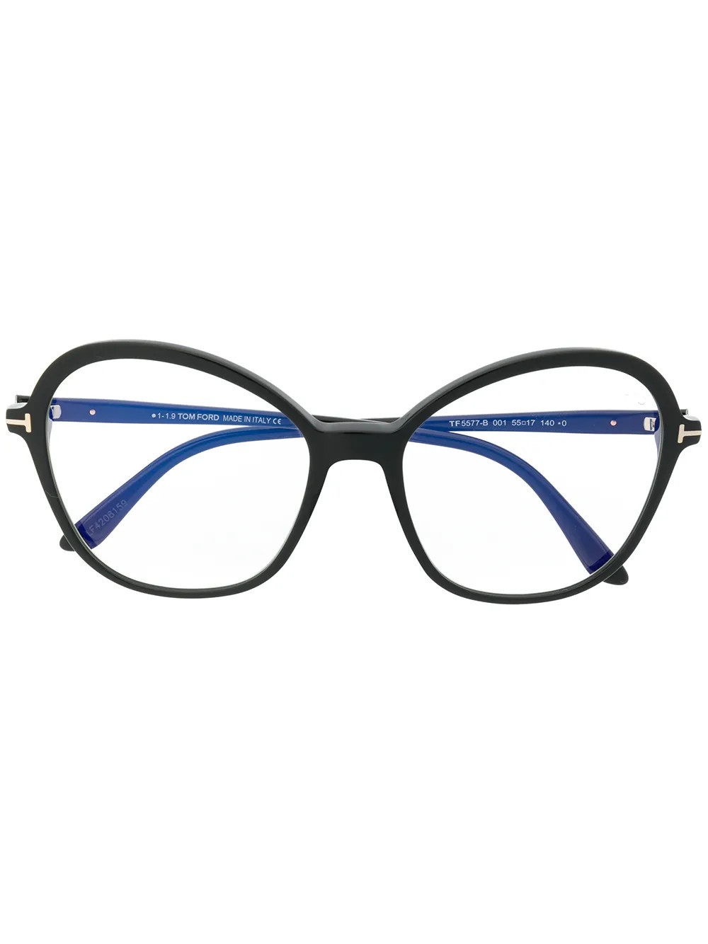 TOM FORD Eyewear oversized square glasses - Black | Farfetch Global