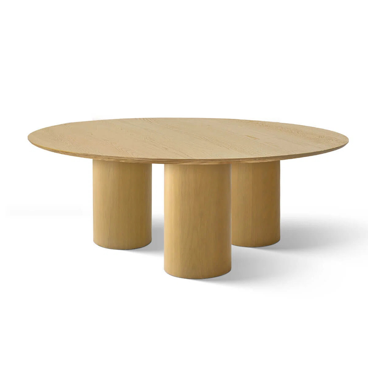 40" Drum   With 3 Legs Pedestal Round Coffee Table | Wayfair North America