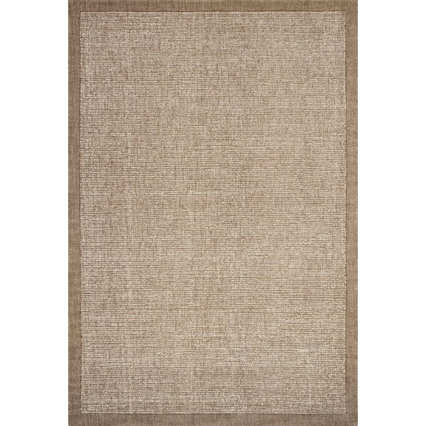 Henley HNY-01 Ivory/Brown Wool Hand-Tufted Area Rug | Rugs Direct