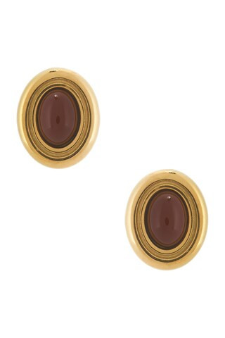 Heaven Mayhem OHRRINGE PRIZE in Braun & Gold - Brown. Size all. | FWRD 