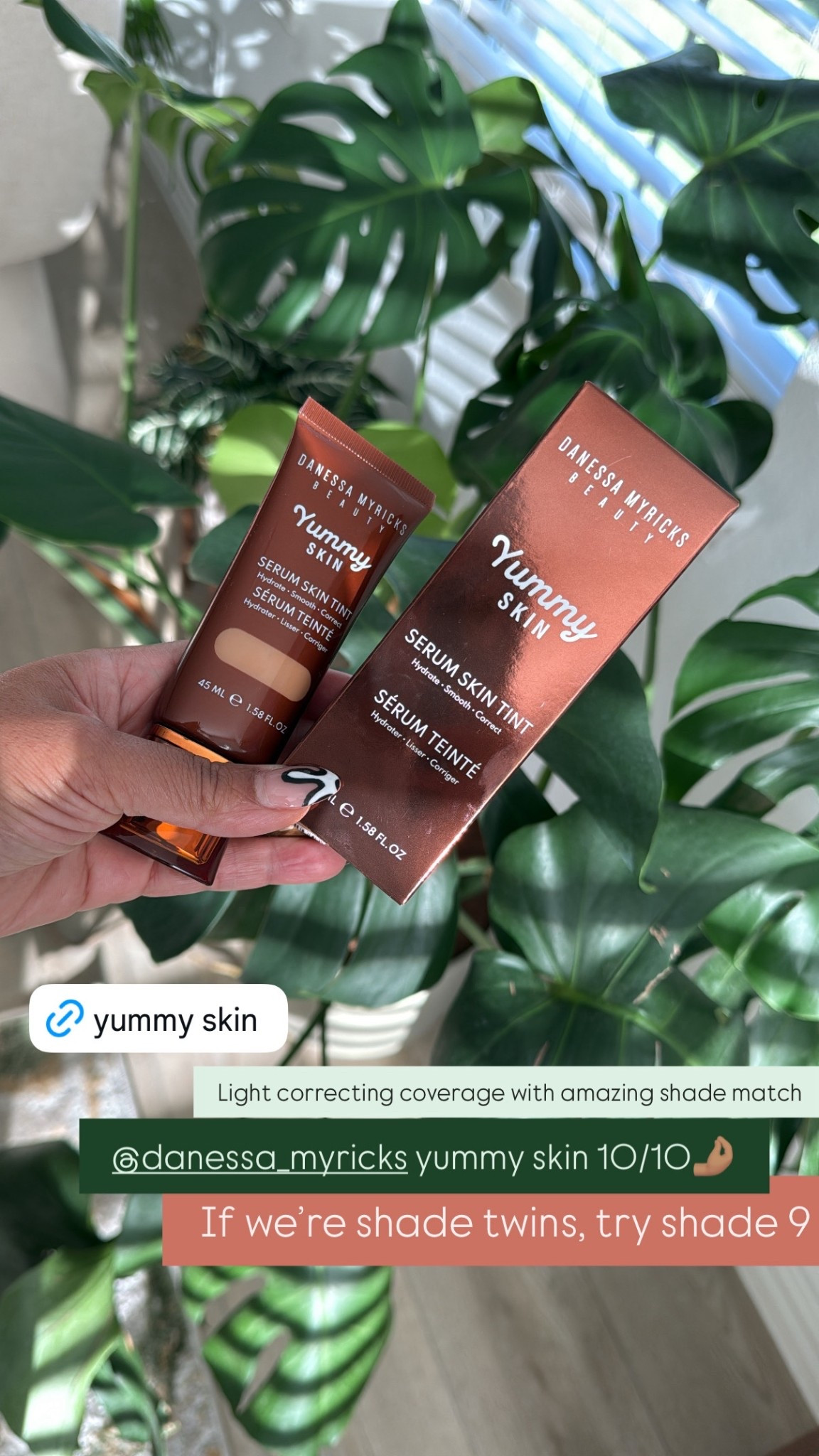 Color correcting light weight tinted moisturizer 

Yummy skin by Danessa Myricks

My shade = 9

#LTKStyleTip #LTKBeauty