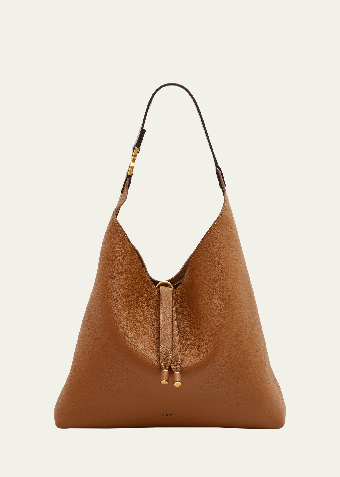 Chloe Marcie Hobo Bag in Grained Leather | Bergdorf Goodman