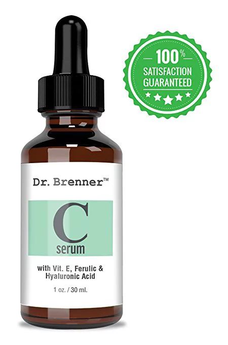 Dr. Brenner Anti-Aging Vitamin C Serum for Face and Eyes with Ferulic Acid, Vitamin E and Hyaluro... | Walmart (US)