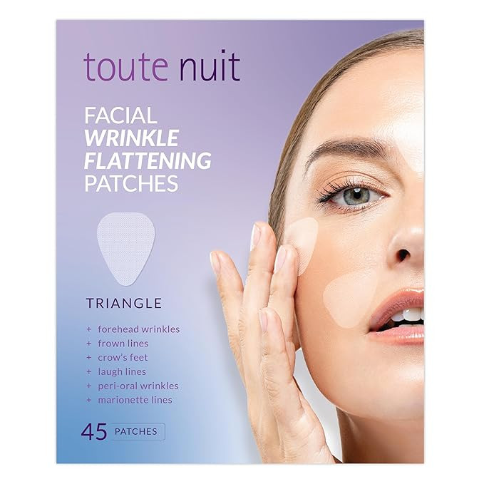 Toute Nuit Wrinkle Patches – Triangle – Face Tape for Forehead, Eyes & Lips – Hypoallergeni... | Amazon (US)