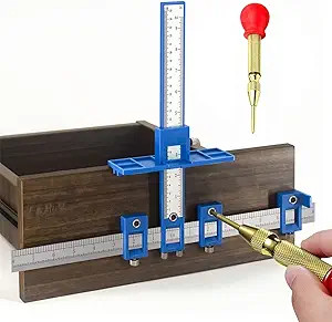 King&Charles Cabinet Hardware Jig, Cabinet Handle Jig with Automatic Center Punch, Drawer Pull Ji... | Amazon (US)