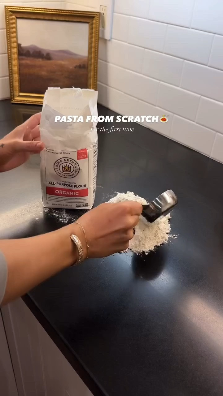 Asked chat how to make homemade pasta 🫶🏼🍝 came out delishhhh! The noodles were a tad thick, so noted that for next time! But I’m so proud of myself for getting out of my comfort zone and trying something new!! It was so much fun and soooo relaxinggg 🫶🏼✨🤭

#LTKHome #LTKSeasonal